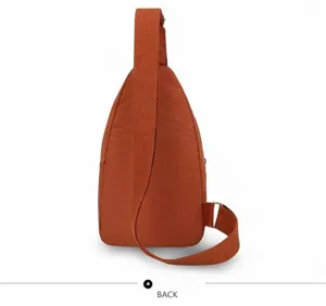 Women nylon chest bag casual minimalist crossbody sling bag versatile daily travel backpack