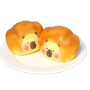 Cute bear bread squishy slow rebound toy designed for stress relief and fun daily playtime.