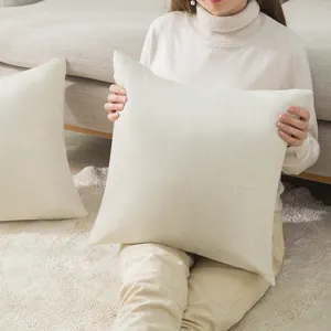Einfarbig Baumwolle Leinen PP-Baumwolle Gefüllt Kisseninlay Kissen Innen Für Sofa Bett Hotel Heimdekoration Wohnzimmer