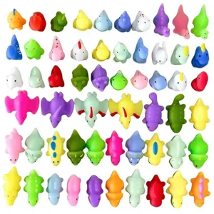 Cute Dinosaur Series Squishy Toy Soft Rubber Animal Stress Relief Decompression Sensory Toy For Daily Fun