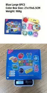 8pcs cute squishy toy gift box set, slow rebound stress relief sensory toys for kids and adults.