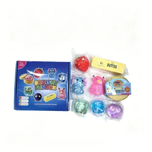 8pcs malt sugar squishy toys box set slow rising cute decompression stress relief gifts