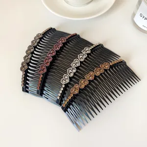 Elegante strass haarrepen voor vrouwen, sprankelende kristallen ponyklemmen voor styling.