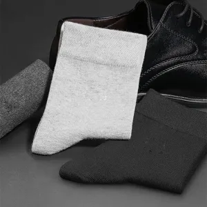 Calze da uomo a metà tubo traspiranti casual cotone comode assorbenti di nuovo stile