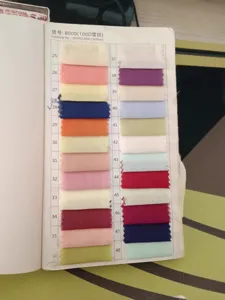 100D Chiffon stof kleuren staalboek catalogus display voor een professionele selectie