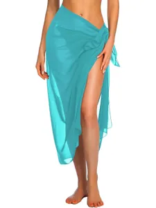 Women Beach Chiffon Sarong Wrap Skirt Summer Swimwear Cover Up Swimsuit Pareo
