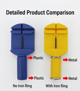 Professional watch strap remover tool and link pin adjustment repair kit for watches.