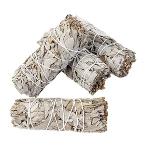 Atado de salvia blanca natural para limpiezas energéticas meditación yoga espiritual