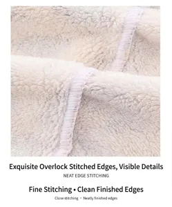 Microfiber dry hair cap detail view showing neat edge stitching and soft absorbent fabric.