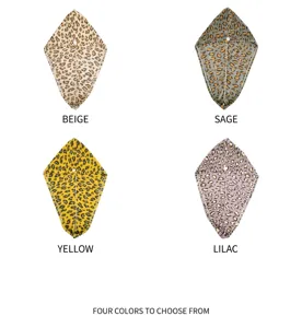 Leopard print microfiber hair drying cap quick dry shower turban absorbent bath hair towel hat