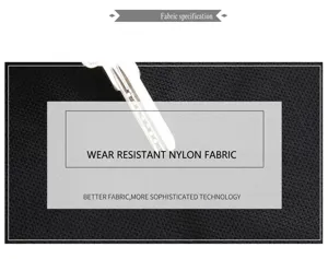 Nylon fabric close-up detail showing wear-resistant texture and scratch-proof quality for bags.