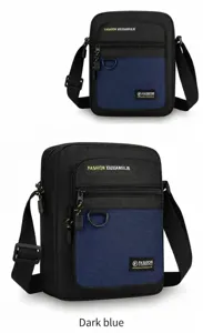 Men's casual crossbody bag stylish commuting shoulder bag durable nylon messenger bag