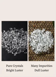 Piedras de cristal blanco natural puro para desmagnetización, acuarios y aromaterapia.