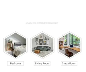 Detalles de lámpara de sal de cristal para dormitorio, sala de estar y estudio.