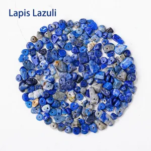 Natürliche Lapislazuli unregelmäßige gebohrte lose Perlen für DIY Schmuckherstellung