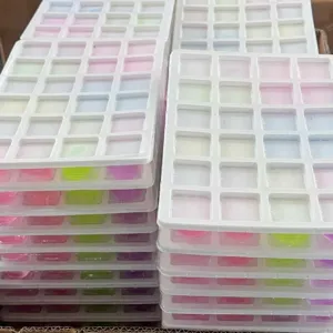 Set de jouets de soulagement du stress du calendrier de l'avent en cristal boîte aveugle