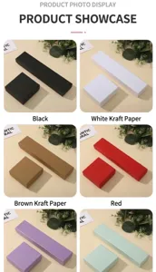 Universal lid and base jewelry gift boxes set, paper packaging for necklaces and rings.