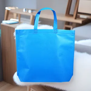Bolsa de Compras No Tejida Bolsa Tote Ecológica Bolsa Reutilizable Bolso Biselado