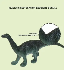 Simulated dinosaur toy model with realistic skin texture and exquisite detail display for kids.