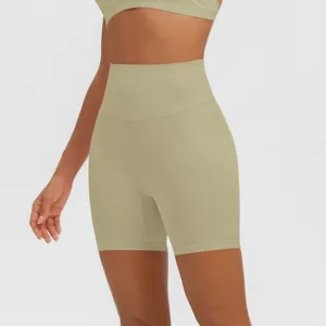Atmungsaktive hochelastische Damen Yoga Shorts für Fitness Laufen Sportbekleidung Training