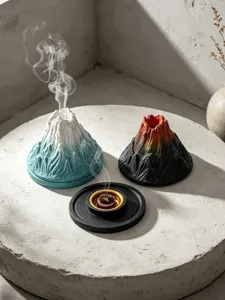 Harz Vulkan Weihrauch Brenner Detail, kreativer Aromatherapie Diffusor Heim Dekor.