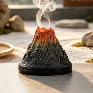Vulkan Harz Raeuchergefaess dekorativer Weihrauchbrenner fuer Meditation Wellness Entspannung