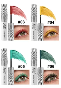 Handaiyan Colored Mascara Waterproof Long Lasting Thick Curling Eye Makeup 4 Colors Set