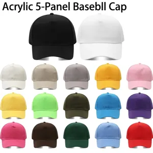 Gorra de Béisbol de Poliéster de Color Sólido Casual Unisex Ajustable Exterior Protección Solaire Sombrero de Deporte para Hombres y Mujeres
