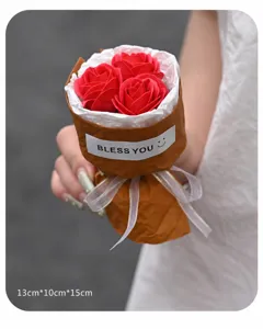 Mini pocket rose flower bouquet gift box for birthday party and Valentine anniversary.