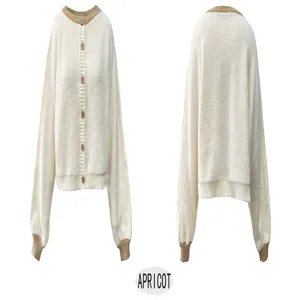 Vrouwen mode losse gebreid vest herfst winter casual knoopsluiting bovenkleding