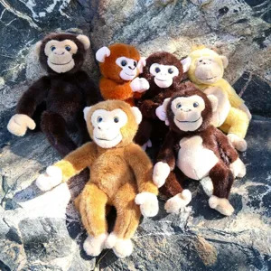 Gesimuleerd Aap Pluche Speelgoed Gevulde Dierenpop Zacht Kinderen Gezelschap Speelgoed Dierentuin Souvenir Cadeau