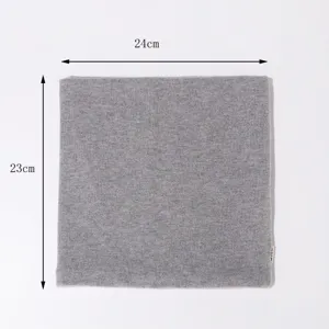Tour de cou tricoté couleur unie hiver thermique faux col roulé protection contre le froid