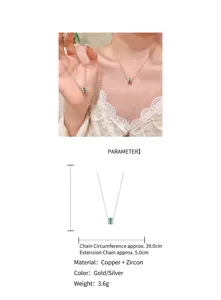 Detailed view of the luxury small waist rhinestone necklace pendant, featuring exquisite craftsmanship.
