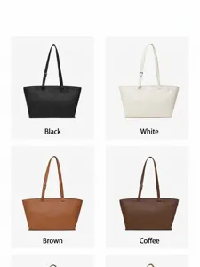 Borsa a tracolla donna casual grande capacità borsa tote elegante borsa a mano multicolore