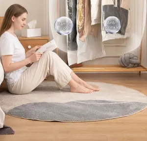 Sac de rangement sous vide suspendu pour vêtements, organisateur de manteaux gain de place.