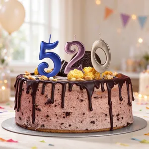 Colorful digital birthday candles 0-9 for party cake decoration, smokeless decorative candles.