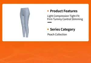 Detail view of high waist yoga pants with mesh side pockets and tummy control design.