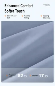 High elasticity yoga pants fabric close-up detail, smooth and comfortable texture display.