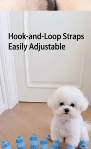 Breathable mesh dog shoes anti-slip pet booties for small dogs cats paw protection