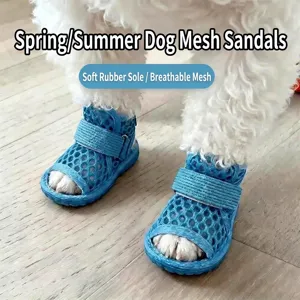 Waterproof Anti Slip Pet Dog Socks Small Dogs Cats Booties Knit Paw Protector Cute Bear Bone Pattern Paw Wear Pet Supplies