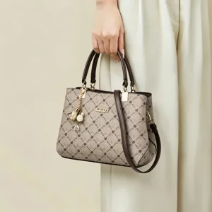 Damen Vintage Retro Handtasche stilvolle Henkeltasche Umhängetasche elegant Alltag Tasche