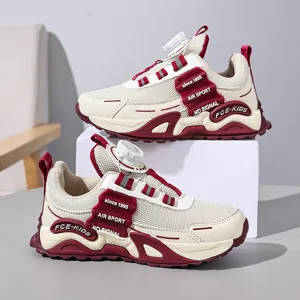 Men Mesh Breathable Dad Shoes Thick Sole Lightweight Retro Running Sneakers Casual Color Block Non-slip Walking Shoes Fashion Outdoor