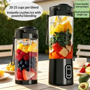 Tragbarer Elektrischer Entsafter Becher USB Wiederaufladbar Frucht Blender Mini Saftbereiter Küche Smoothie Maschine