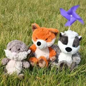 Cute Forest Animal Fox Honey Badger Otter Plush Toy Stuffed Doll Soft Animal Pillow For Girls Sleeping Gift