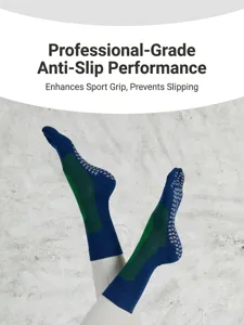 Detailed view of non-slip five toe yoga socks with grip dots for pilates and fitness training.