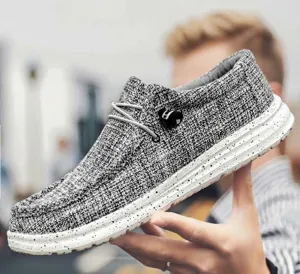 Casual ανδρικά και γυναικεία loafers από καμβά, εξαιρετικά ελαφριά slip-on παπούτσια άνετης εφαρμογής.