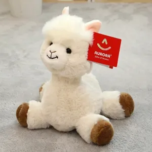 Cute Plush Alpaca Stuffed Animal Toy Soft Fluffy Llama Doll Cute Room Decor Gift For Kids And Adults Daily