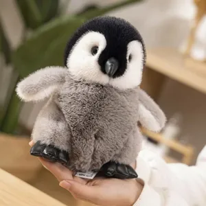 Cute Penguin Stuffed Animal Plush Toy Soft Cartoon Animal Doll Kids Comfort Companion Toy Fluffy Pillow Birthday Gift