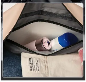 Waterproof dry wet separation travel toiletry bag gym storage pouch for luggage clothing items