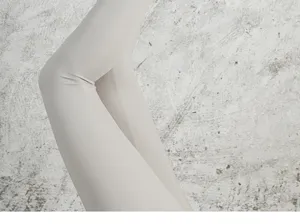 Close-up detail of women high stretch solid color yoga pants sports leggings fit workout.